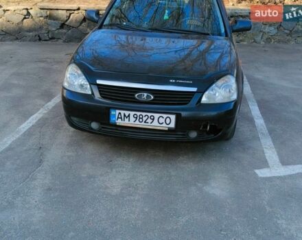 Чорний ВАЗ 2170 Priora, об'ємом двигуна 1.6 л та пробігом 180 тис. км за 2100 $, фото 1 на Automoto.ua