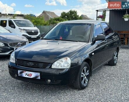 Черный ВАЗ 2170 Priora, объемом двигателя 1.6 л и пробегом 330 тыс. км за 1999 $, фото 1 на Automoto.ua