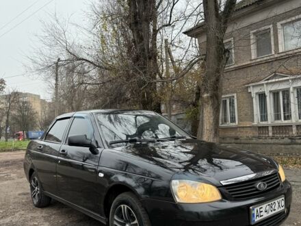 Черный ВАЗ 2170 Priora, объемом двигателя 1.6 л и пробегом 227 тыс. км за 1950 $, фото 1 на Automoto.ua