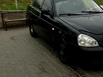 Черный ВАЗ 2170 Priora, объемом двигателя 1.6 л и пробегом 300 тыс. км за 2150 $, фото 1 на Automoto.ua