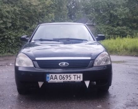 Чорний ВАЗ 2170 Priora, об'ємом двигуна 1.6 л та пробігом 193 тис. км за 1500 $, фото 1 на Automoto.ua