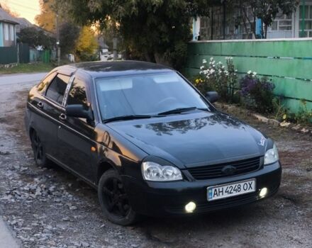 Черный ВАЗ 2170 Priora, объемом двигателя 1.6 л и пробегом 170 тыс. км за 1704 $, фото 1 на Automoto.ua