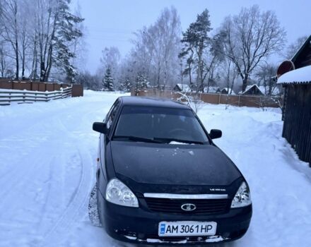 Черный ВАЗ 2170 Priora, объемом двигателя 1.6 л и пробегом 156 тыс. км за 2100 $, фото 1 на Automoto.ua