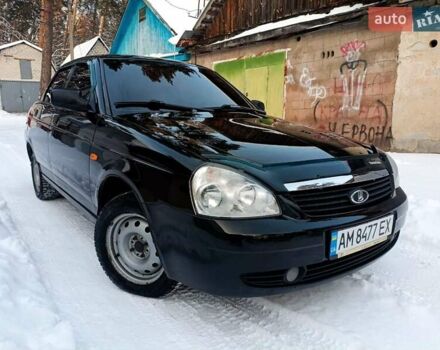 Черный ВАЗ 2170 Priora, объемом двигателя 1.6 л и пробегом 138 тыс. км за 2950 $, фото 1 на Automoto.ua
