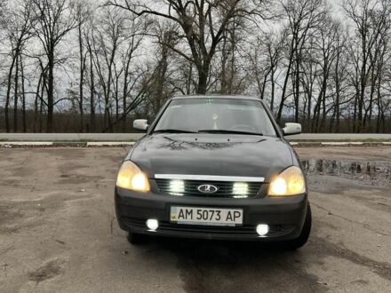 Черный ВАЗ 2170 Priora, объемом двигателя 1.6 л и пробегом 262 тыс. км за 2898 $, фото 1 на Automoto.ua