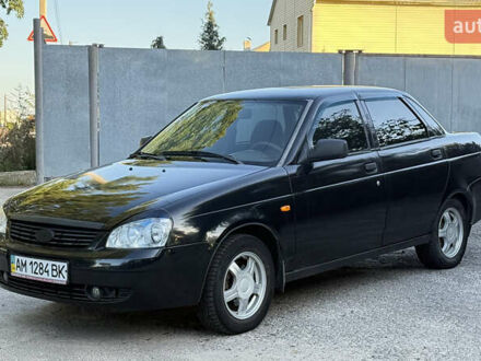 Чорний ВАЗ 2170 Priora, об'ємом двигуна 1.6 л та пробігом 190 тис. км за 2500 $, фото 1 на Automoto.ua