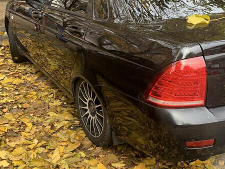 Черный ВАЗ 2170 Priora, объемом двигателя 1.6 л и пробегом 260 тыс. км за 3500 $, фото 1 на Automoto.ua