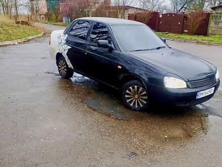 Черный ВАЗ 2170 Priora, объемом двигателя 1.6 л и пробегом 120 тыс. км за 1850 $, фото 1 на Automoto.ua