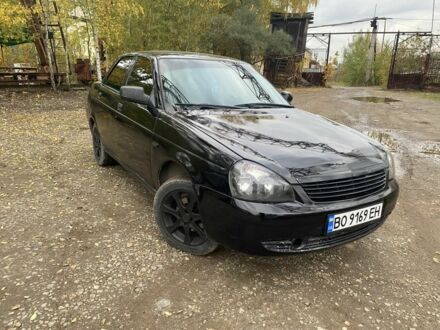 Черный ВАЗ 2170 Priora, объемом двигателя 1.6 л и пробегом 200 тыс. км за 1600 $, фото 1 на Automoto.ua