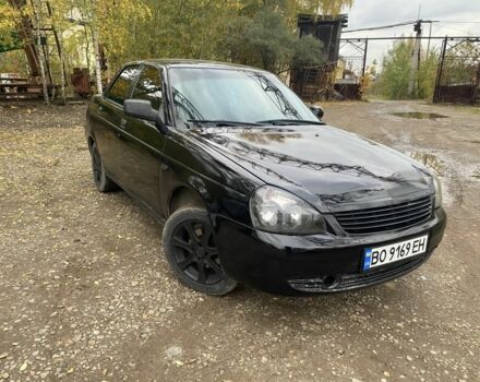 Черный ВАЗ 2170 Priora, объемом двигателя 1.6 л и пробегом 200 тыс. км за 1600 $, фото 1 на Automoto.ua
