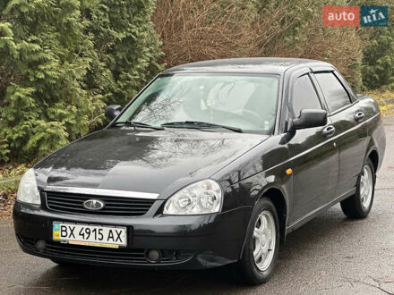 Черный ВАЗ 2170 Priora, объемом двигателя 1.6 л и пробегом 134 тыс. км за 3290 $, фото 1 на Automoto.ua