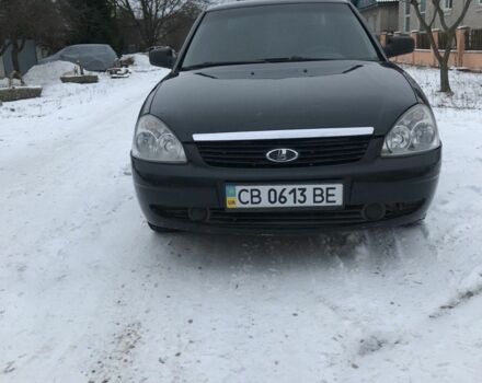 Черный ВАЗ 2170 Priora, объемом двигателя 1.6 л и пробегом 170 тыс. км за 2387 $, фото 1 на Automoto.ua