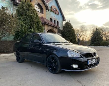 Чорний ВАЗ 2170 Priora, об'ємом двигуна 1.6 л та пробігом 220 тис. км за 3500 $, фото 1 на Automoto.ua