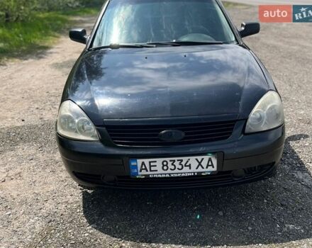 Черный ВАЗ 2170 Priora, объемом двигателя 1.6 л и пробегом 210 тыс. км за 1800 $, фото 1 на Automoto.ua