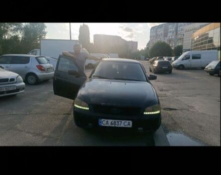 Черный ВАЗ 2170 Priora, объемом двигателя 1.6 л и пробегом 300 тыс. км за 812 $, фото 1 на Automoto.ua