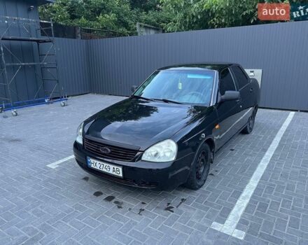 Черный ВАЗ 2170 Priora, объемом двигателя 1.6 л и пробегом 200 тыс. км за 1950 $, фото 1 на Automoto.ua