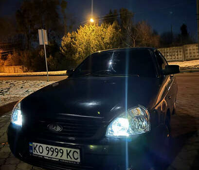 Черный ВАЗ 2170 Priora, объемом двигателя 1.6 л и пробегом 136 тыс. км за 2100 $, фото 1 на Automoto.ua