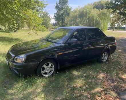 Черный ВАЗ 2170 Priora, объемом двигателя 1.6 л и пробегом 218 тыс. км за 1750 $, фото 1 на Automoto.ua