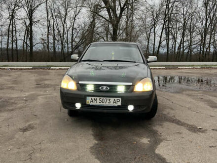 Черный ВАЗ 2170 Priora, объемом двигателя 1.6 л и пробегом 262 тыс. км за 2504 $, фото 1 на Automoto.ua