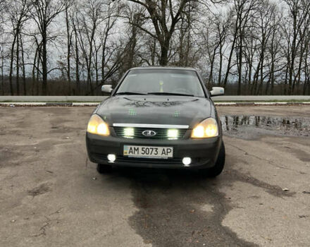 Черный ВАЗ 2170 Priora, объемом двигателя 1.6 л и пробегом 262 тыс. км за 2504 $, фото 1 на Automoto.ua