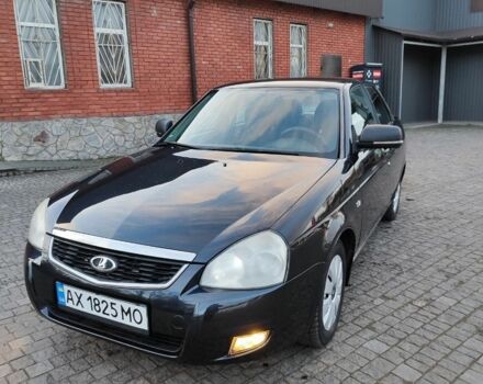 Черный ВАЗ 2170 Priora, объемом двигателя 1.6 л и пробегом 215 тыс. км за 2999 $, фото 1 на Automoto.ua