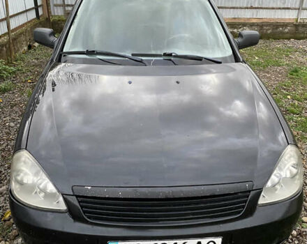 Черный ВАЗ 2170 Priora, объемом двигателя 1.6 л и пробегом 153 тыс. км за 2000 $, фото 1 на Automoto.ua