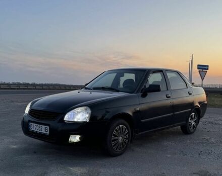 Черный ВАЗ 2170 Priora, объемом двигателя 1.6 л и пробегом 220 тыс. км за 2200 $, фото 1 на Automoto.ua