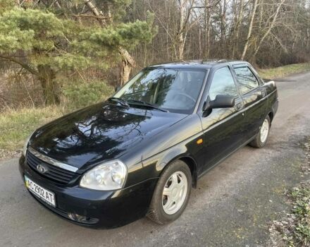 Черный ВАЗ 2170 Priora, объемом двигателя 1.6 л и пробегом 157 тыс. км за 3500 $, фото 1 на Automoto.ua
