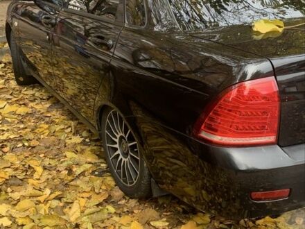Чорний ВАЗ 2170 Priora, об'ємом двигуна 1.6 л та пробігом 260 тис. км за 3500 $, фото 1 на Automoto.ua