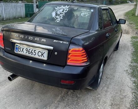 Чорний ВАЗ 2170 Priora, об'ємом двигуна 1.6 л та пробігом 216 тис. км за 2200 $, фото 1 на Automoto.ua