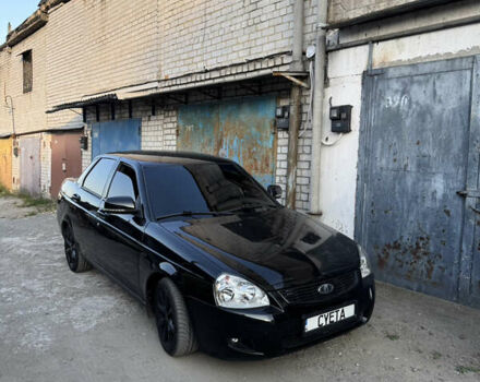 Черный ВАЗ 2170 Priora, объемом двигателя 1.6 л и пробегом 160 тыс. км за 5500 $, фото 1 на Automoto.ua