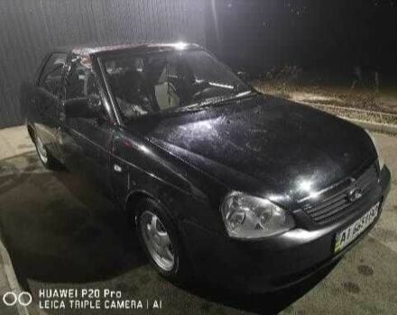 Черный ВАЗ 2170 Priora, объемом двигателя 1.6 л и пробегом 110 тыс. км за 2050 $, фото 1 на Automoto.ua