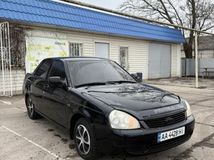 Чорний ВАЗ 2170 Priora, об'ємом двигуна 1.6 л та пробігом 200 тис. км за 1750 $, фото 1 на Automoto.ua