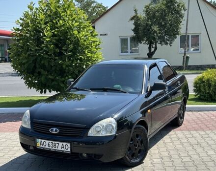 Черный ВАЗ 2170 Priora, объемом двигателя 1.6 л и пробегом 201 тыс. км за 2000 $, фото 1 на Automoto.ua