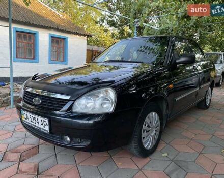 Черный ВАЗ 2170 Priora, объемом двигателя 1.6 л и пробегом 200 тыс. км за 2500 $, фото 1 на Automoto.ua