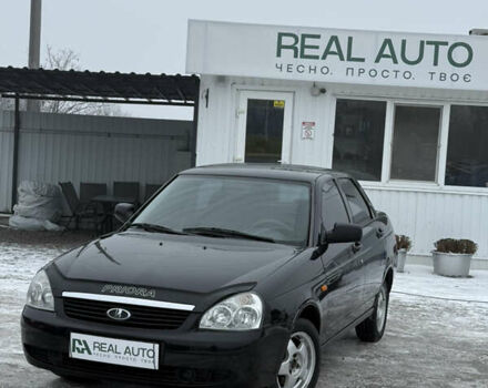 Черный ВАЗ 2170 Priora, объемом двигателя 1.6 л и пробегом 129 тыс. км за 2600 $, фото 1 на Automoto.ua