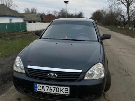 Черный ВАЗ 2170 Priora, объемом двигателя 1.6 л и пробегом 214 тыс. км за 2100 $, фото 1 на Automoto.ua