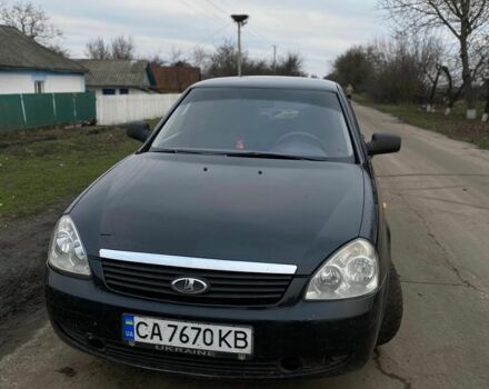 Черный ВАЗ 2170 Priora, объемом двигателя 1.6 л и пробегом 214 тыс. км за 2100 $, фото 1 на Automoto.ua