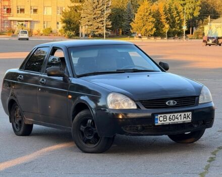 Чорний ВАЗ 2170 Priora, об'ємом двигуна 1.6 л та пробігом 200 тис. км за 1403 $, фото 1 на Automoto.ua