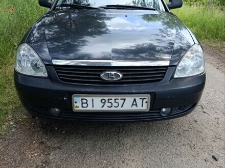 Чорний ВАЗ 2170 Priora, об'ємом двигуна 1.6 л та пробігом 261 тис. км за 2300 $, фото 1 на Automoto.ua