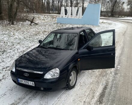 Чорний ВАЗ 2170 Priora, об'ємом двигуна 1.6 л та пробігом 80 тис. км за 2500 $, фото 1 на Automoto.ua