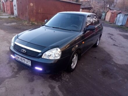 Черный ВАЗ 2170 Priora, объемом двигателя 1.6 л и пробегом 108 тыс. км за 4000 $, фото 1 на Automoto.ua