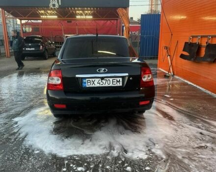 Черный ВАЗ 2170 Priora, объемом двигателя 1.6 л и пробегом 448 тыс. км за 1600 $, фото 1 на Automoto.ua