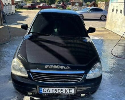 Черный ВАЗ 2170 Priora, объемом двигателя 1.6 л и пробегом 300 тыс. км за 1800 $, фото 1 на Automoto.ua