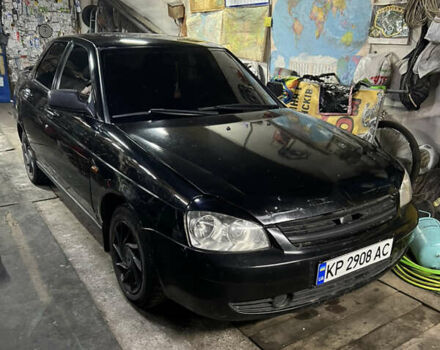 Черный ВАЗ 2170 Priora, объемом двигателя 1.6 л и пробегом 200 тыс. км за 1500 $, фото 1 на Automoto.ua