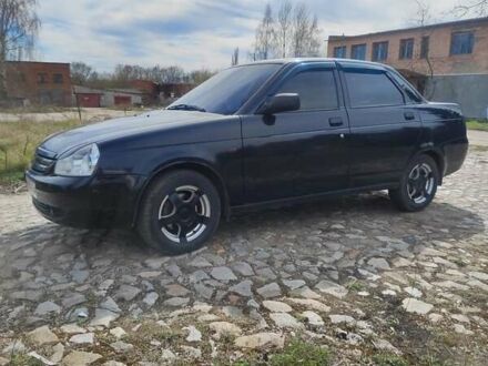 Черный ВАЗ 2170 Priora, объемом двигателя 1.6 л и пробегом 173 тыс. км за 3200 $, фото 1 на Automoto.ua