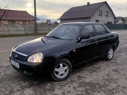 Чорний ВАЗ 2170 Priora, об'ємом двигуна 1.6 л та пробігом 193 тис. км за 2000 $, фото 1 на Automoto.ua