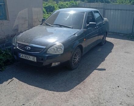 Черный ВАЗ 2170 Priora, объемом двигателя 1.6 л и пробегом 217 тыс. км за 1600 $, фото 1 на Automoto.ua
