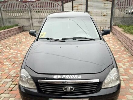 Черный ВАЗ 2170 Priora, объемом двигателя 1.6 л и пробегом 122 тыс. км за 3200 $, фото 1 на Automoto.ua
