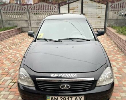 Черный ВАЗ 2170 Priora, объемом двигателя 1.6 л и пробегом 122 тыс. км за 3200 $, фото 1 на Automoto.ua